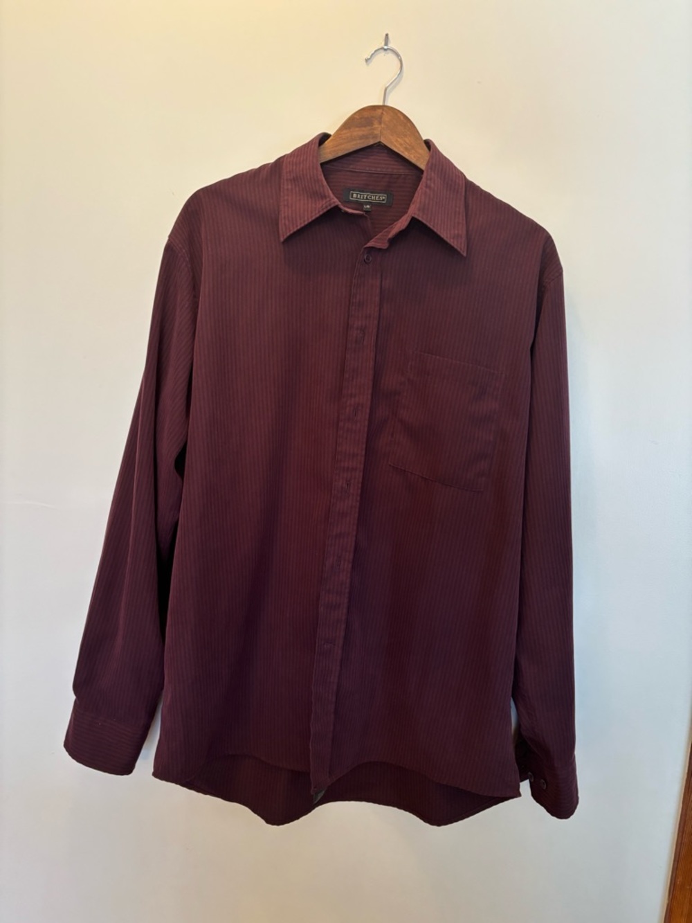 Britches Burgundy Button-Up Shirt